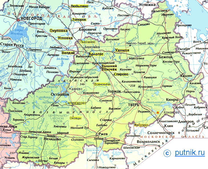 Тверская область какой край